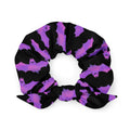 Trendy Aensland Scrunchie featuring a unique Morrigan-inspired bat design, perfect for any outfit.