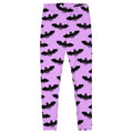 Aensland Leggings featuring a stylish bat design, perfect for training sessions and inspired by Morrigan.
