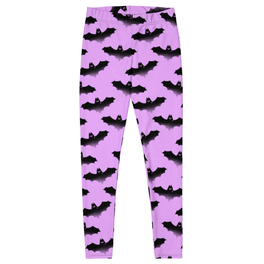 Aensland Leggings featuring a stylish bat design, perfect for training sessions and inspired by Morrigan.