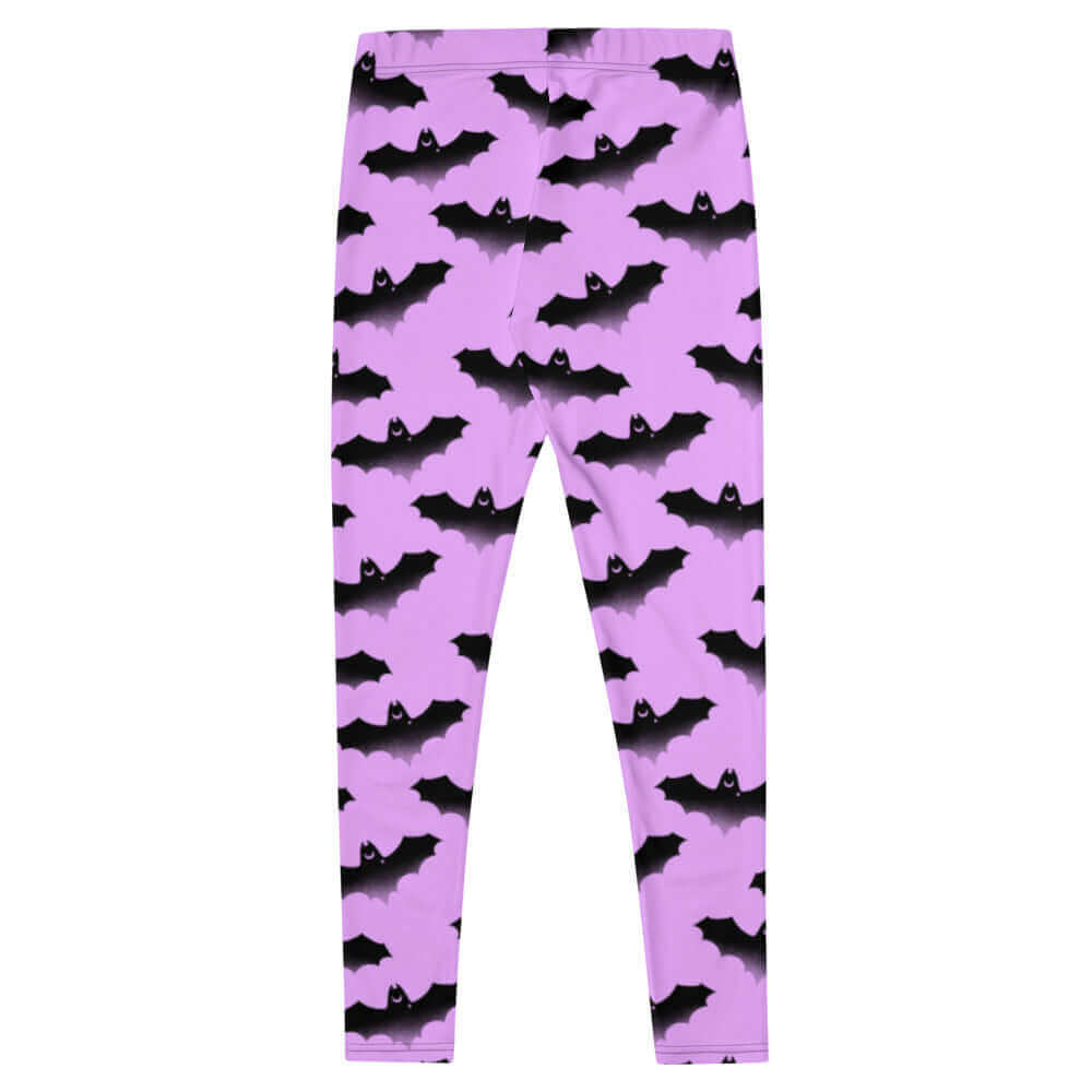 Aensland Leggings feature a stunning Morrigan-inspired bat design, perfect for style and comfort during workouts.