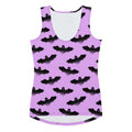 Adorable Aensland Tank Top featuring a playful bat and cloud design, perfect for warm weather and a snug fit.