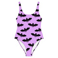 Flatter your figure in the Aensland One-Piece Swimsuit, featuring a fun bat design perfect for bold styles.
