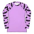 Stylish Aensland Rash Guard in purple, perfect for active sports with sun and wind protection.