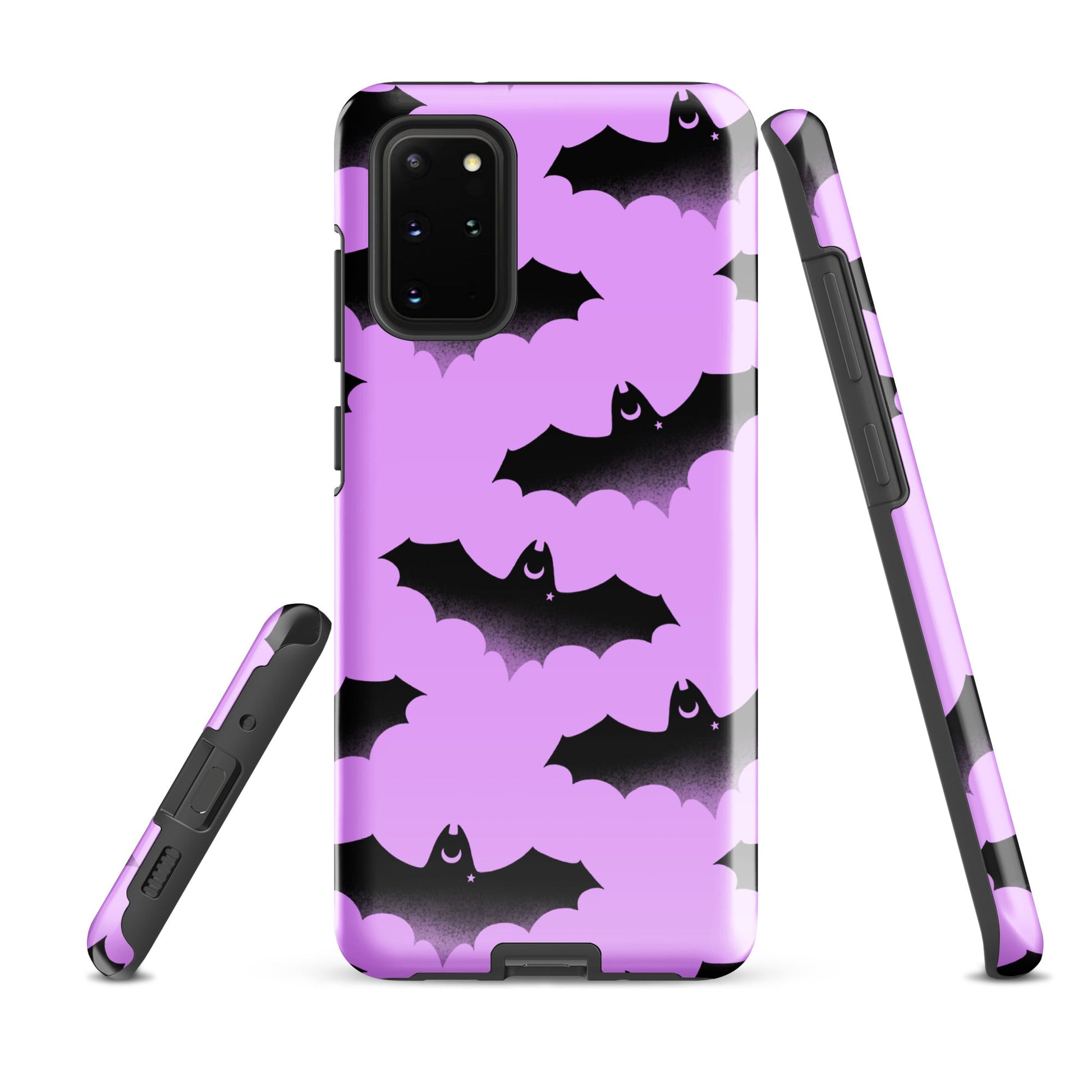 Stylish Aensland Samsung® Tough Case featuring a bat design, ensuring protection and durability for your phone.