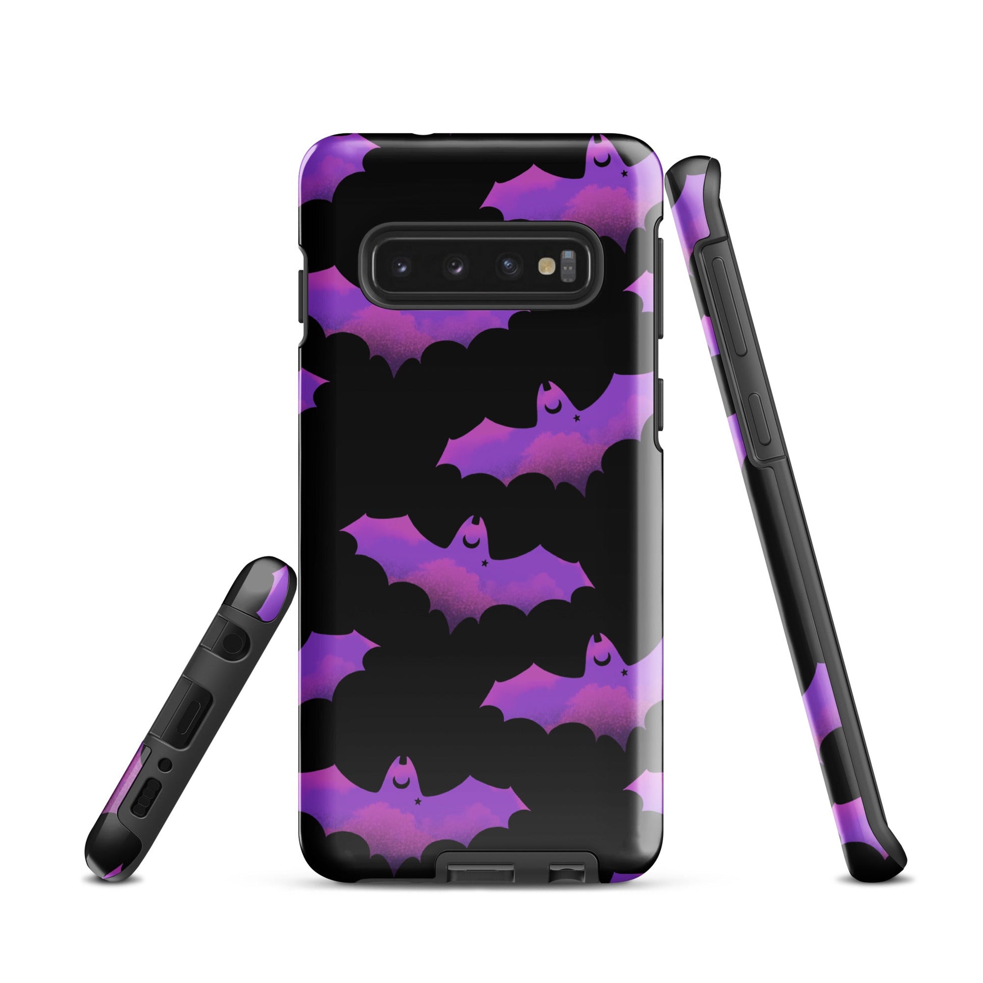 Stylish Aensland Samsung® Tough Case features a bat design, offering durability and protection for your phone.