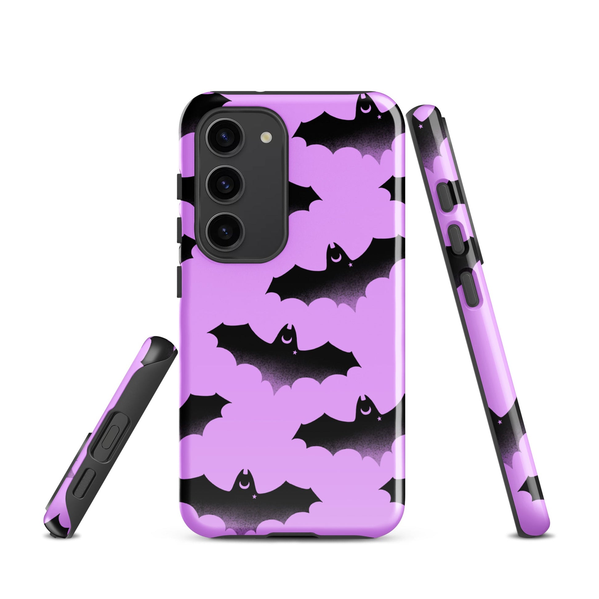 Stylish Aensland Samsung® Tough Case featuring bats, offering durability and shock protection for your device.