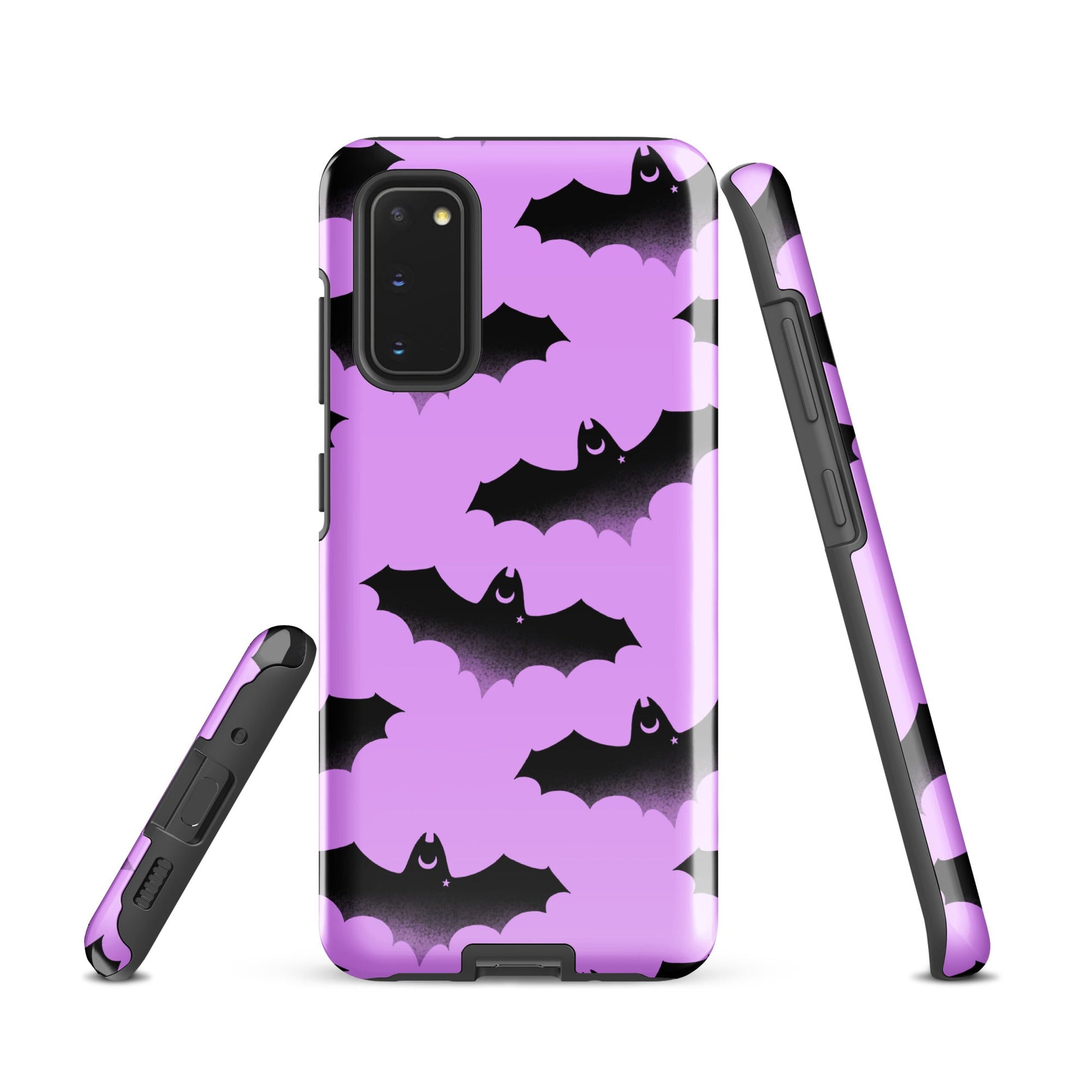 Aensland Samsung® Tough Case features a stylish bat design, ensuring durable protection for your phone.