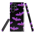 Aensland Samsung® Tough Case features a sleek design with bats, providing impact resistance and stylish protection.