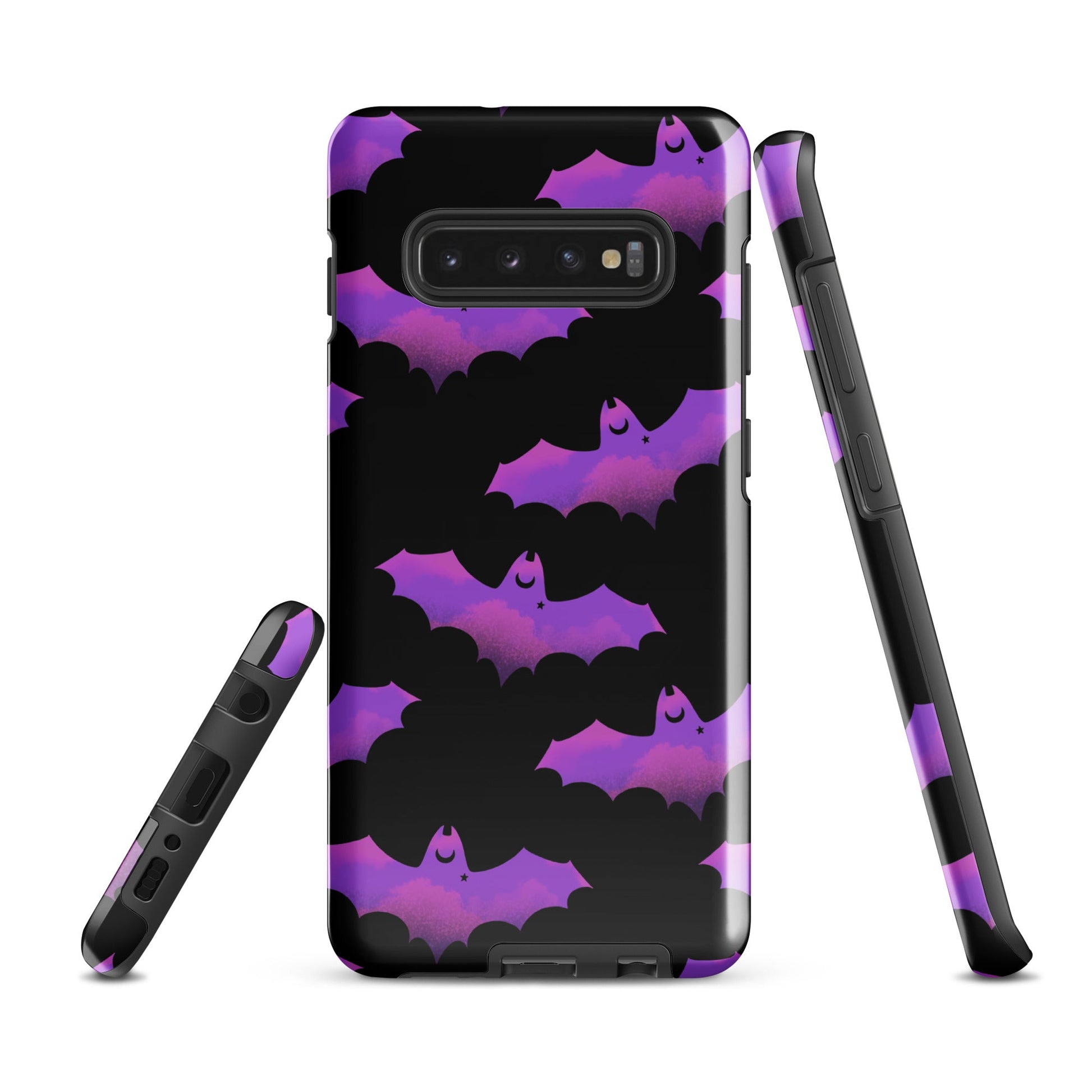 Stylish Aensland Samsung® Tough Case featuring a bat design, offering durability and protection for your device.