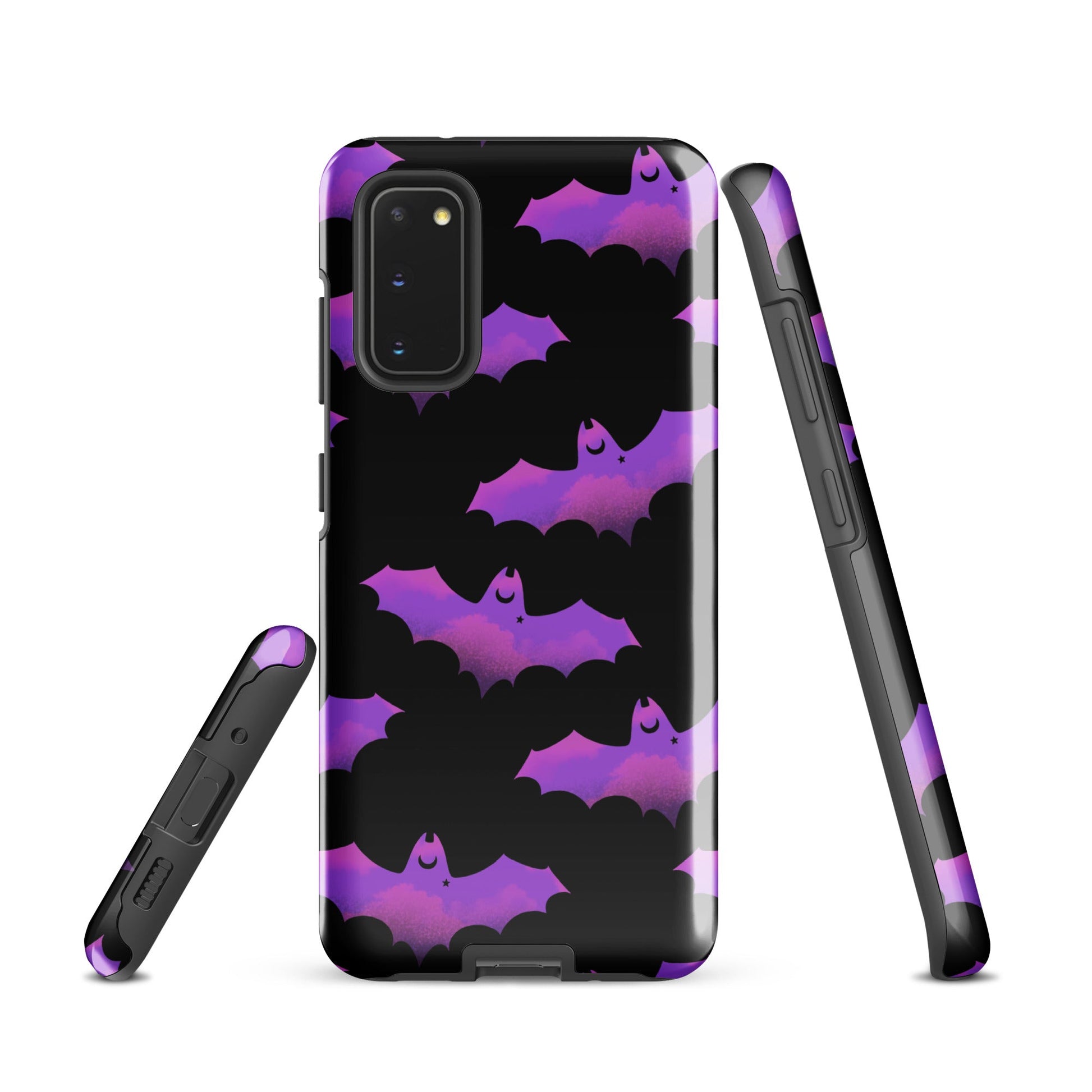 Stylish Aensland Samsung® Tough Case features a durable design with vibrant bat patterns for ultimate phone protection.