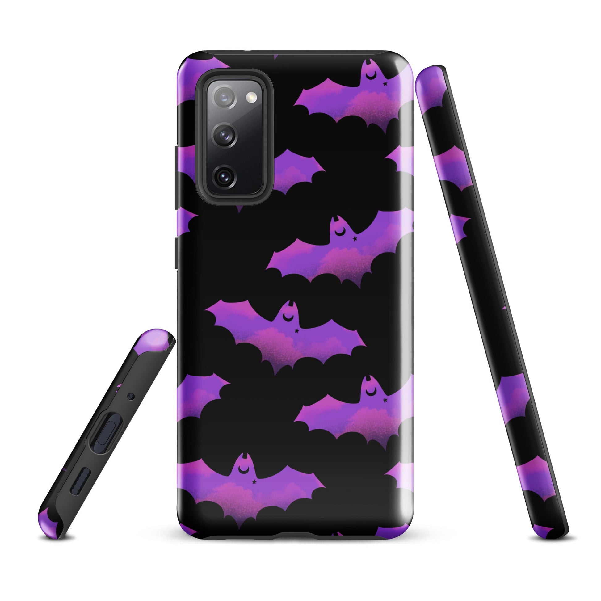 Protect your phone with the stylish Aensland Samsung® Tough Case, featuring a vibrant bat design for added flair.