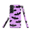 Stylish Aensland Samsung® Tough Case features a unique bat design for superior protection and style on your Galaxy S22.