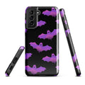 Aensland Samsung® Tough Case features a sleek design with vibrant bats, ensuring protection from bumps and scratches.