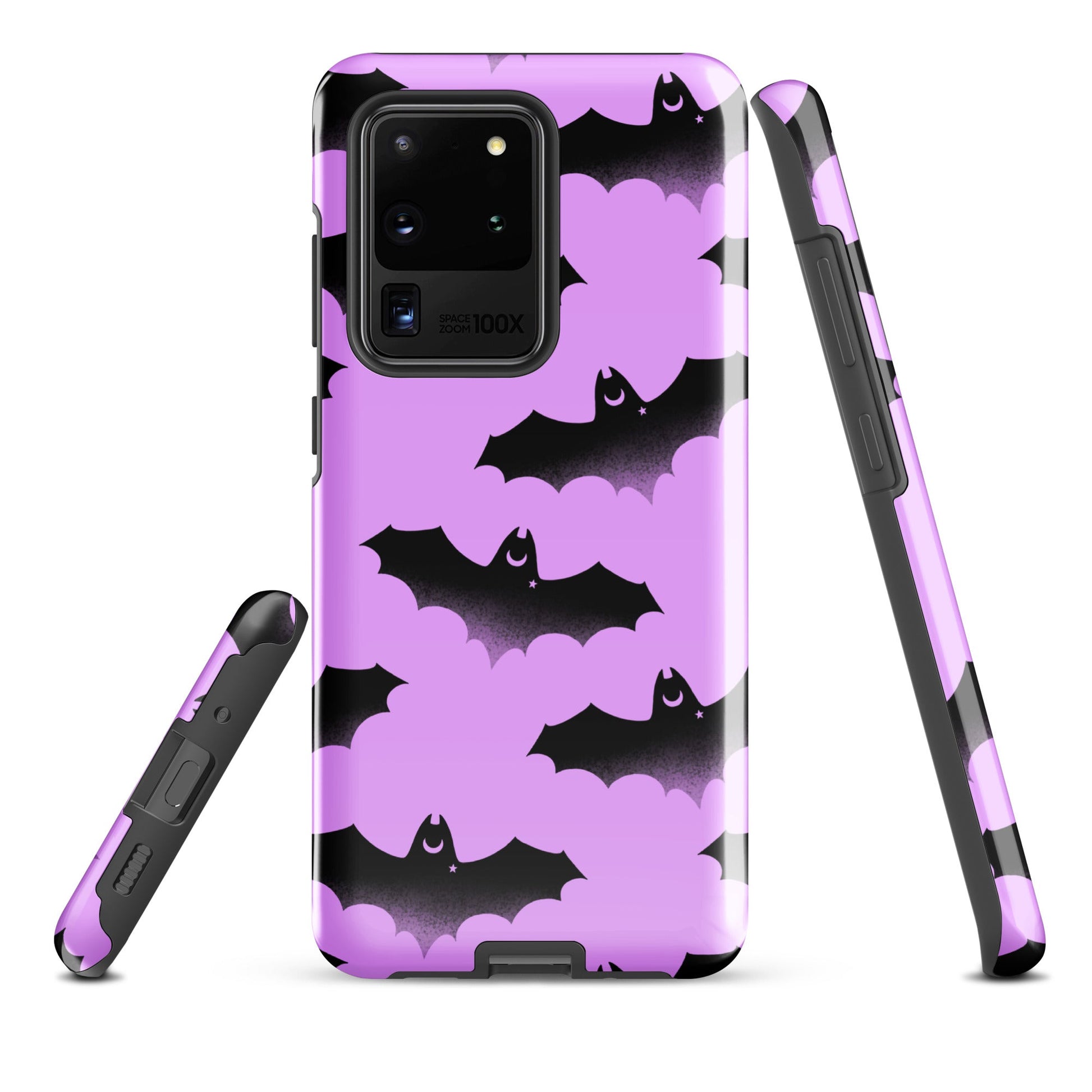 Stylishly protect your phone with the Aensland Samsung® Tough Case, featuring a vibrant bat design and dual-layer durability.