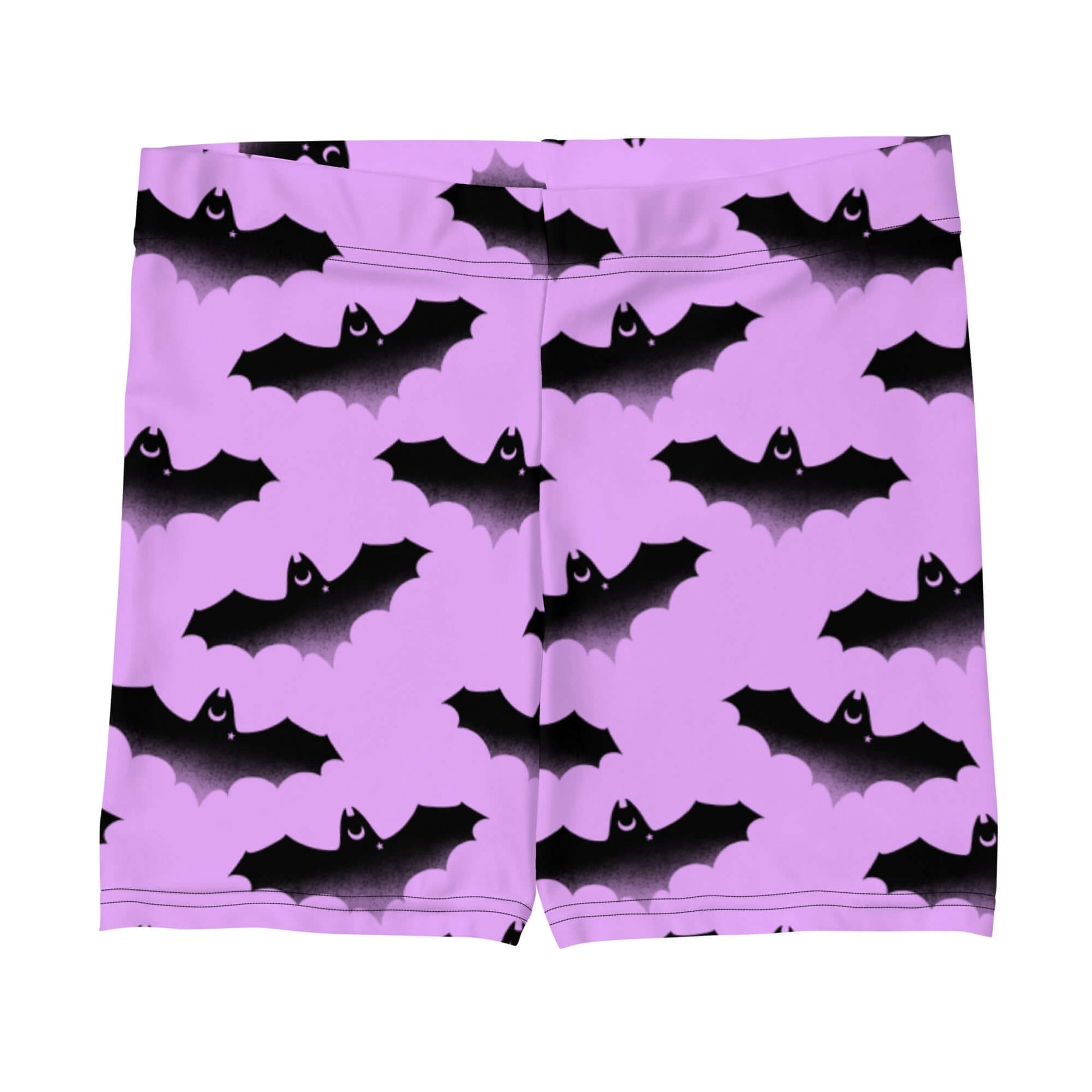 Stylish Aensland Shorts feature a fun bat pattern, perfect for mixing and matching with your favorite outfits.