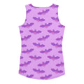 Aensland Tank Top featuring a playful bat design, perfect for sunny days and a body-hugging fit.