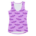 Shop the Aensland Tank Top featuring a whimsical bat design, perfect for sunny days and a body-hugging fit!