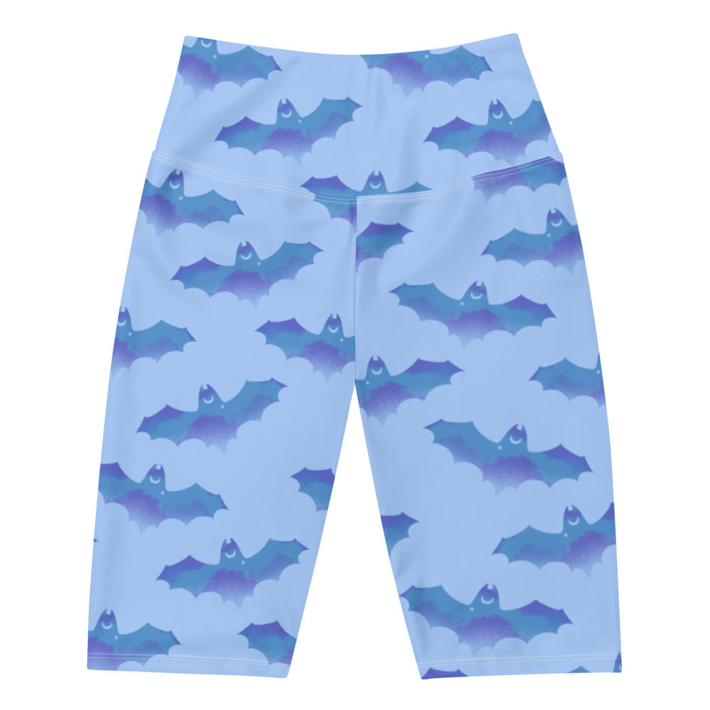 Buttery soft Lilith Biker Shorts featuring a cool bat design, perfect for mobility and stylish outfits.
