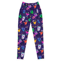 Stylish Premium Monster Party Leggings with fun Halloween patterns, perfect for workouts and spooky celebrations.