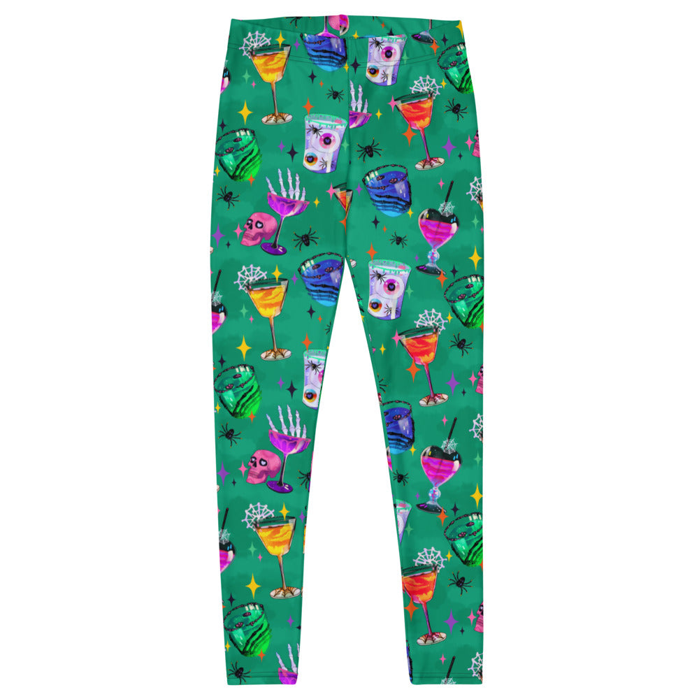 Get ready for Halloween with Monster Party Leggings, perfect for workouts and spooky celebrations!