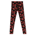 Stylish Men's Enchanted Rose Leggings featuring vibrant rose patterns, perfect for comfort and versatility.
