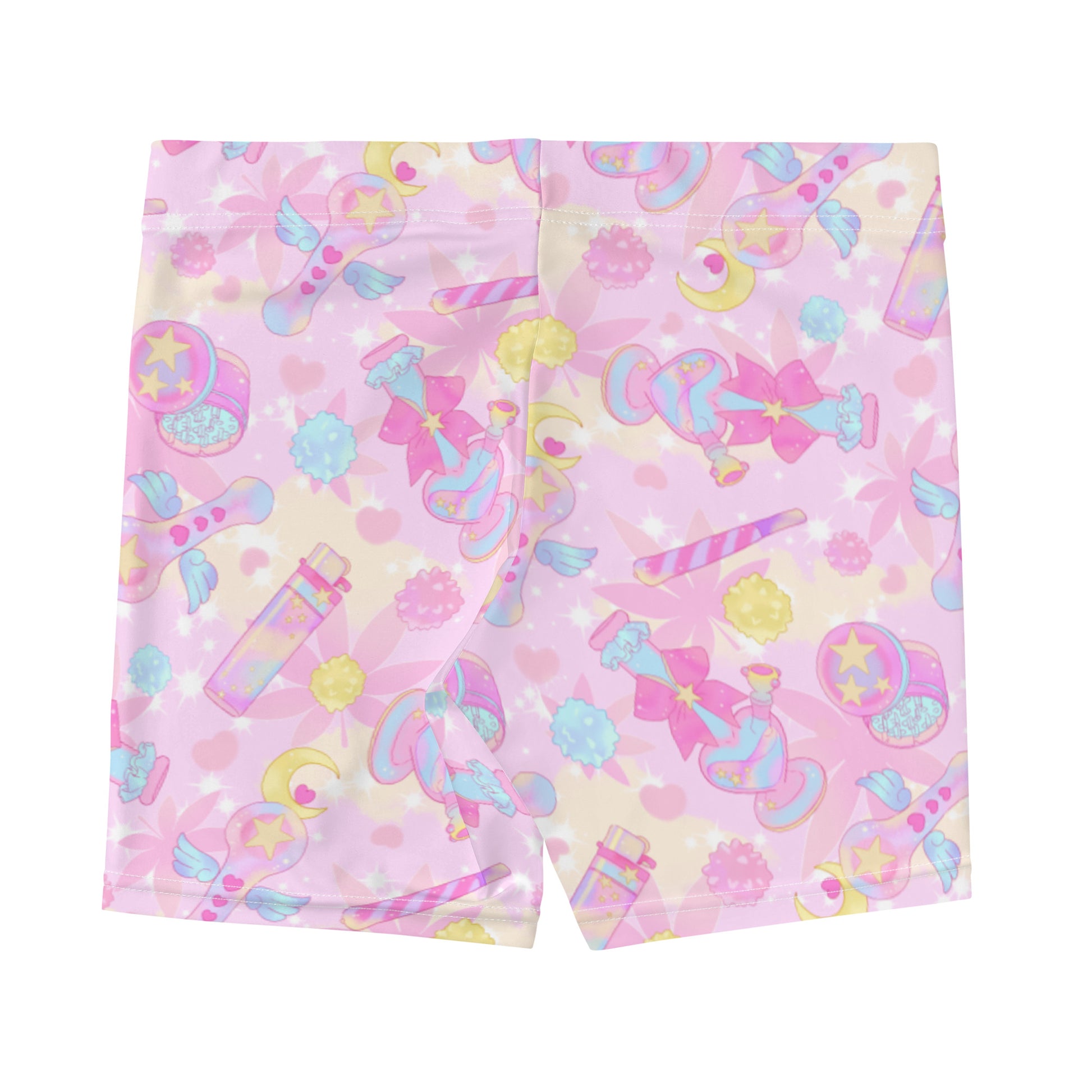 Indica Magica Shorts feature a vibrant, playful design perfect for comfort and style at home or outdoors.