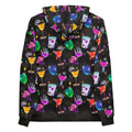 Vibrant Monster Party Hoodie featuring a playful design, perfect for adding a fun touch to your outfits.