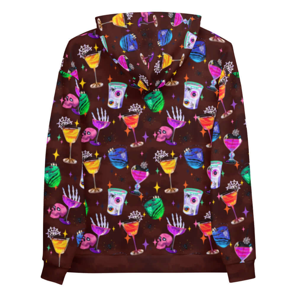 Vibrant Monster Party Hoodie featuring playful designs, perfect for a creepy-cute outfit from your favorite store.