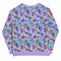 Vibrant Enchanted Rose Sweatshirt featuring colorful floral patterns, perfect for any stylish wardrobe.
