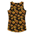 Stylish Enchanted Rose Tank Top featuring a vibrant rose pattern, perfect for workouts or nights out.