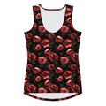 Stylish Enchanted Rose Tank Top with vibrant floral design, perfect for workouts or nights out. Versatile and chic!