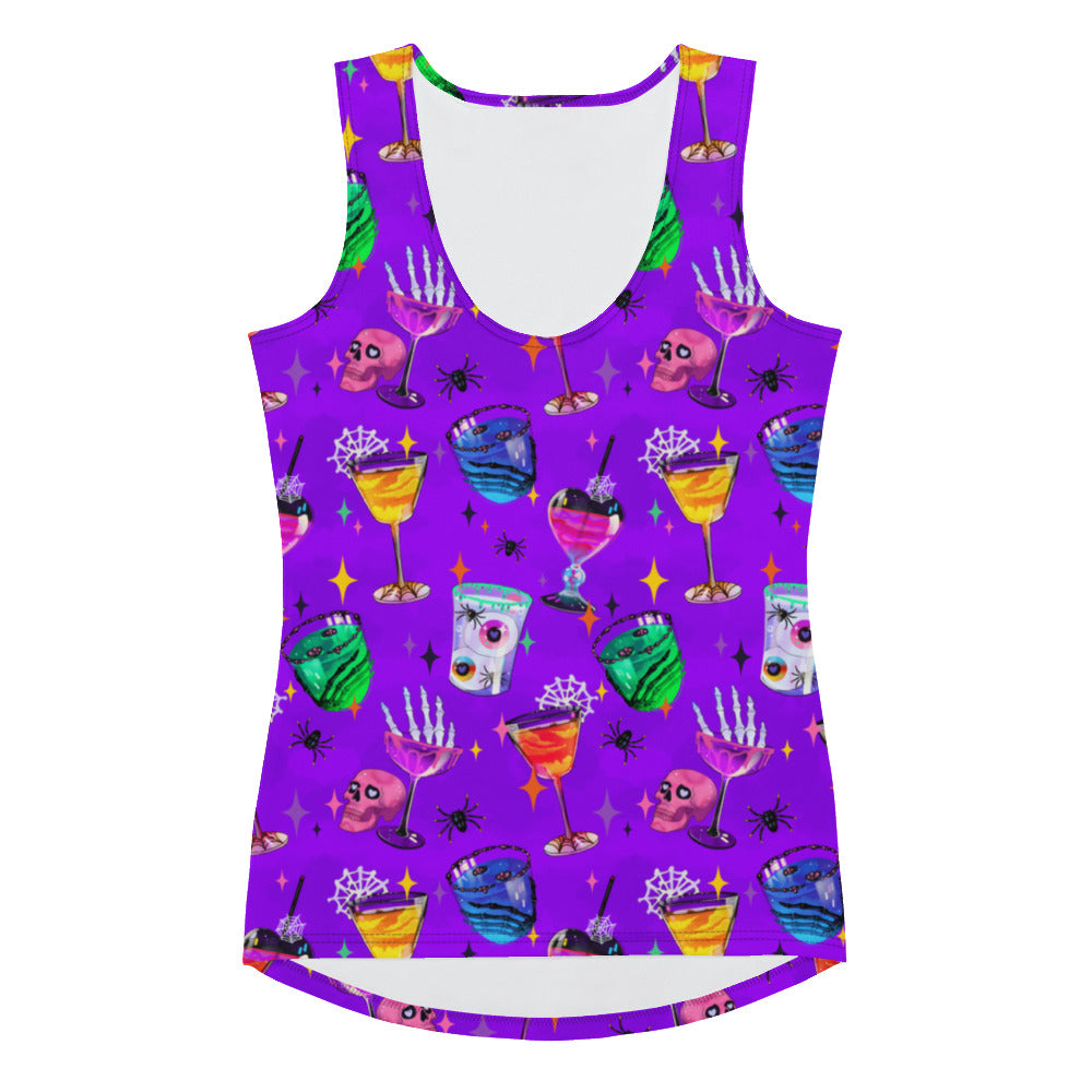 Bright and fun, the Monster Party Tank Top features a playful design perfect for showcasing your inner ghoul.