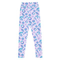 High-waisted Sea Princess Leggings featuring a vibrant seashell and starfish design for a mermaid-inspired look.