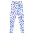 High-waisted Sea Princess Leggings feature a vibrant seashell and starfish print, perfect for a mermaid-inspired look.