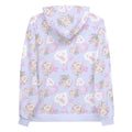Celebrate style with the Anniversary Hoodie, featuring a floral print perfect for shoujo manga fans.