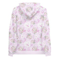 Soft and vibrant Anniversary Hoodie with floral design, perfect for embracing your shoujo manga fantasies.