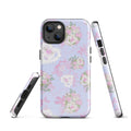 Stylish and durable Anniversary iPhone® Tough Case featuring floral design for ultimate protection and elegance.