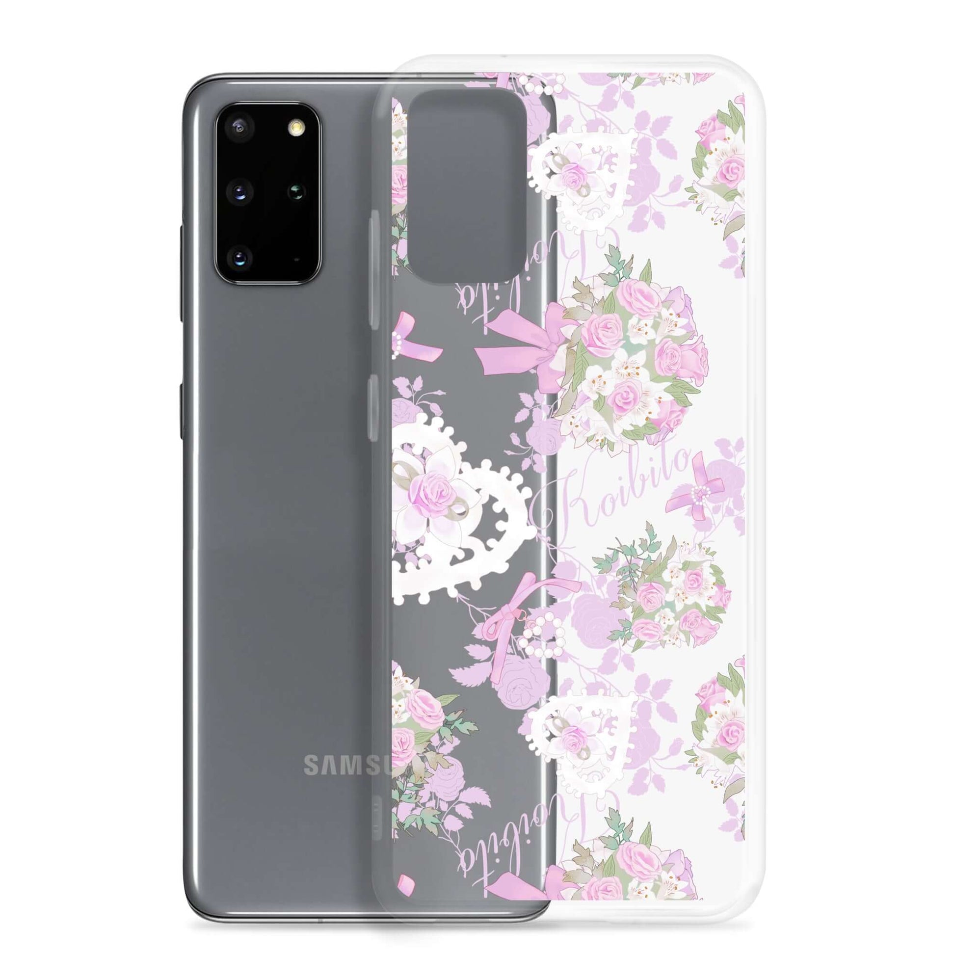 Stylishly protect your phone with the Anniversary Samsung® Clear Case, perfect for pastel-colored outfits.