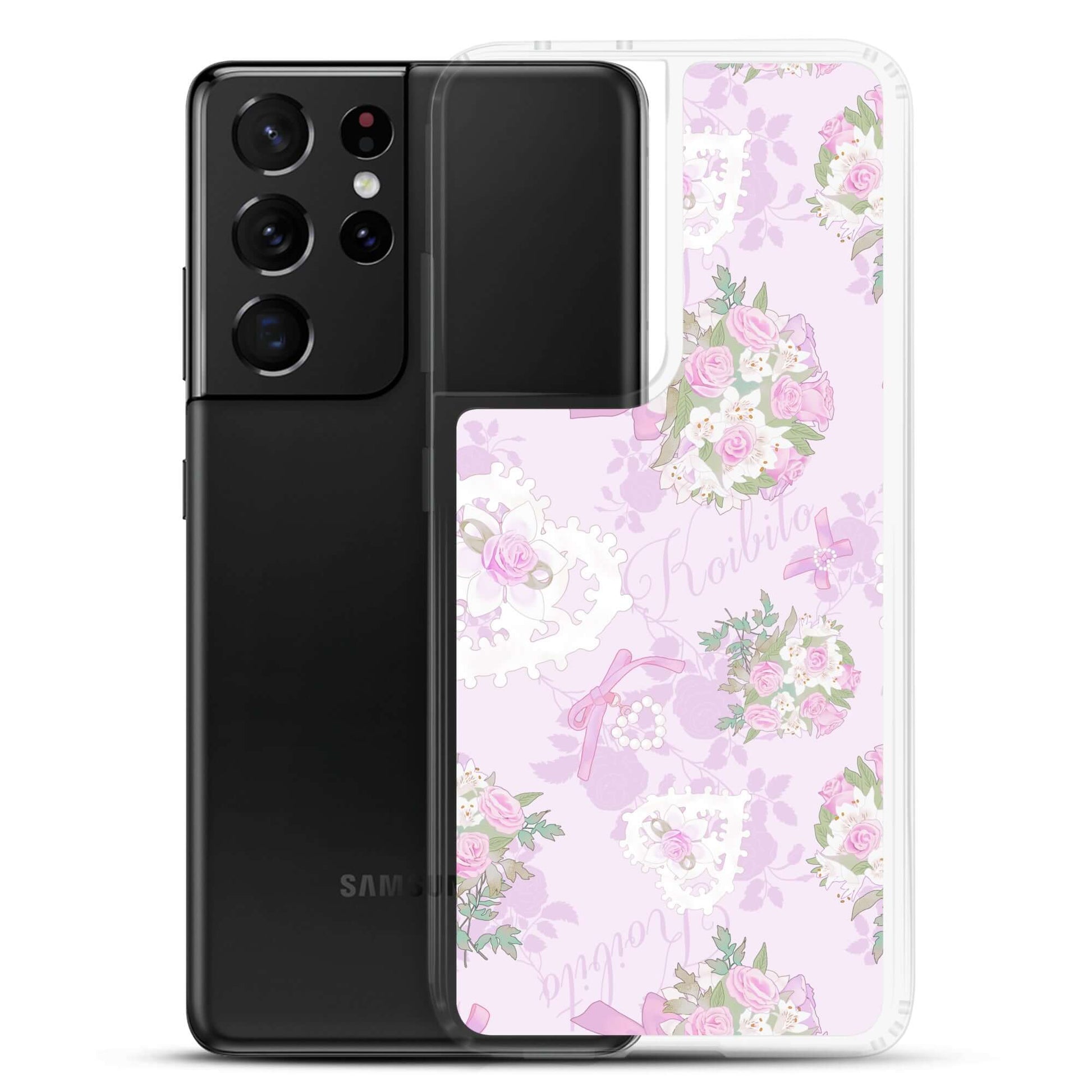 Sleek and stylish, the Anniversary Samsung® Clear Case complements pastel outfits while protecting your phone beautifully.