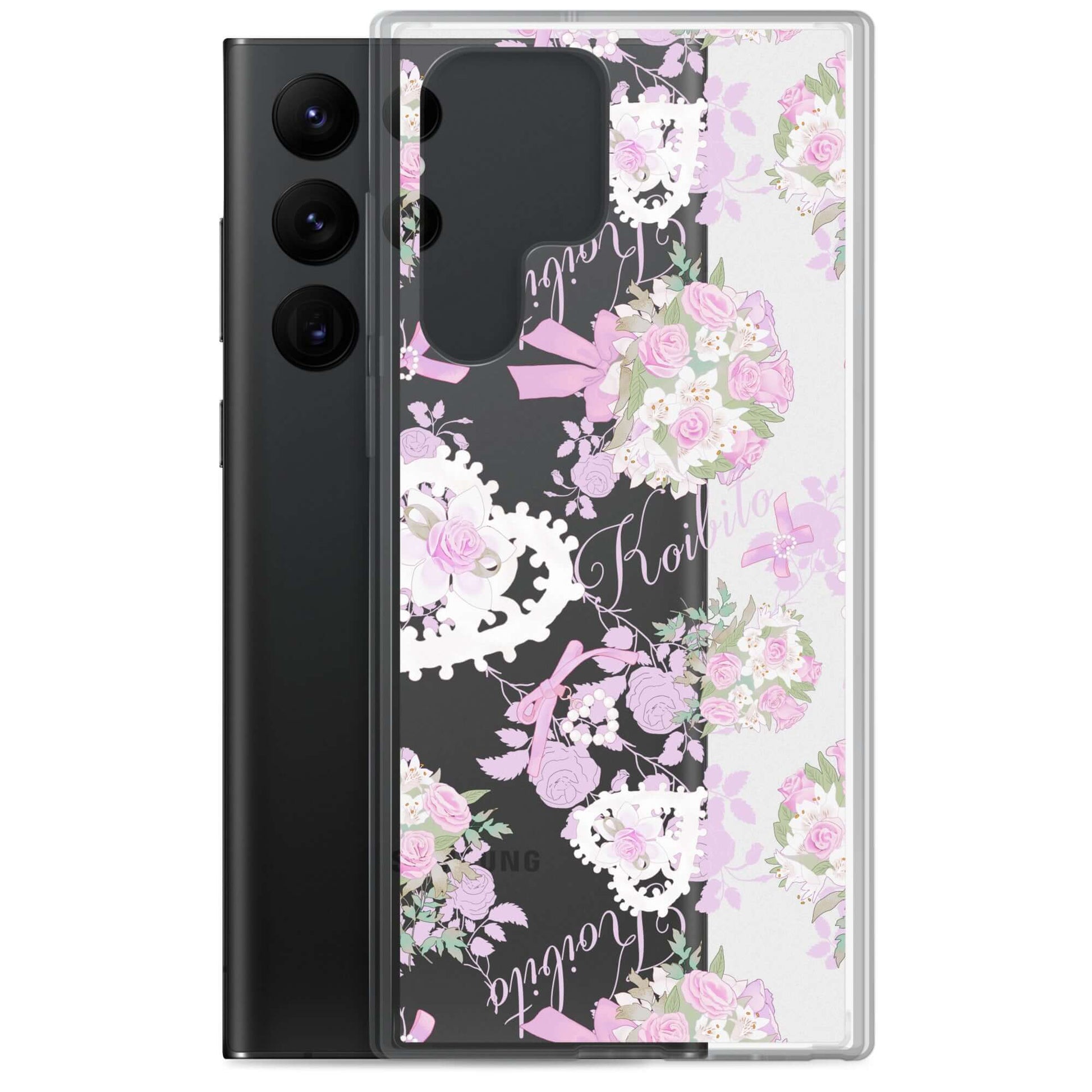 Stylish Anniversary Samsung® Clear Case enhances your look while protecting your phone from scratches and dirt.