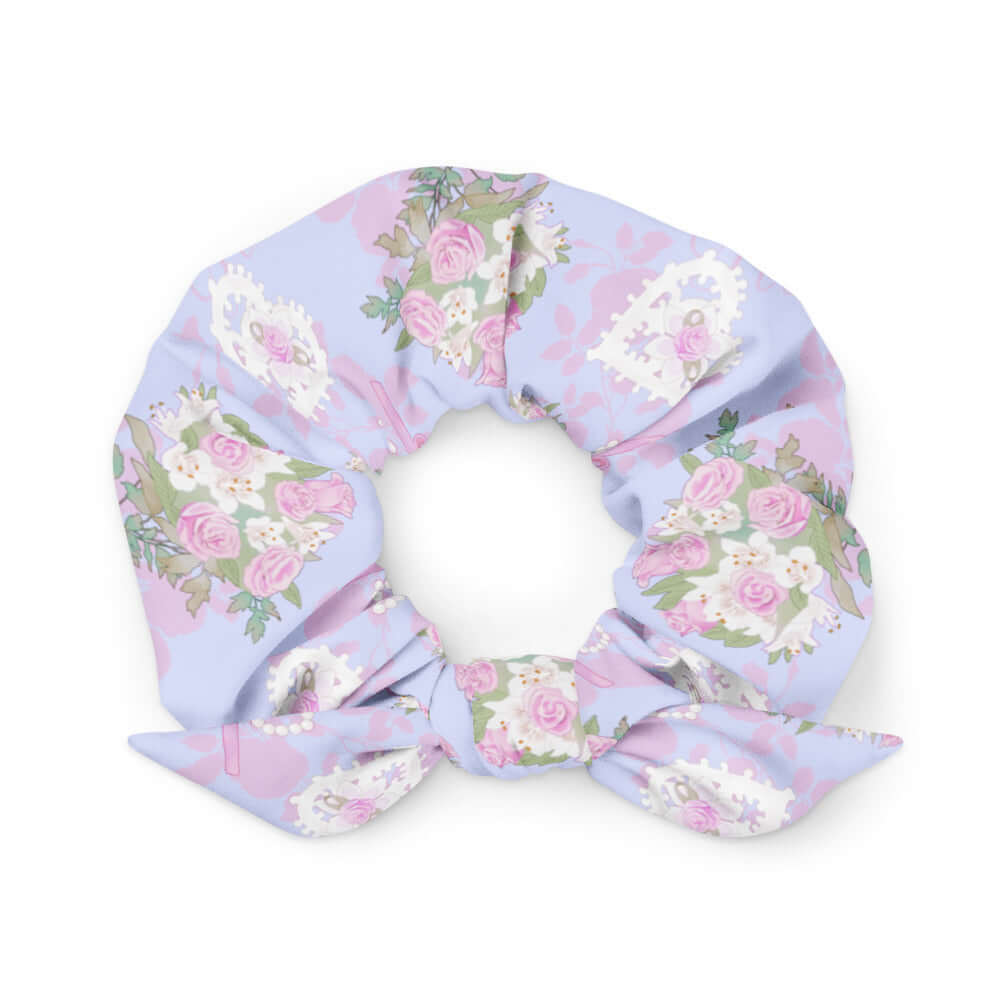 Stylish Anniversary Scrunchie in pastel colors, perfect for adding elegance to your outfit. Get yours today!