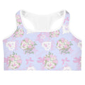 Celebrate your style with the Anniversary Sports bra, featuring a beautiful floral design perfect for workouts.