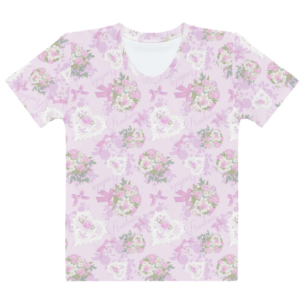 Stylish pastel Anniversary T-shirt, perfect for sunny days and workouts, featuring floral designs. Soft and comfortable.