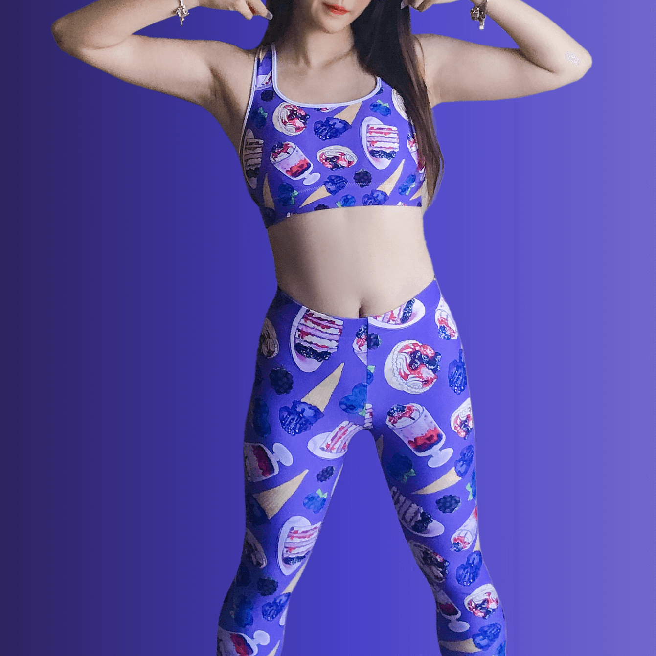 Stylish Berry Leggings feature vibrant berry designs, perfect for workouts or casual wear. Elevate your look today!