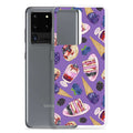 Sleek Berry Samsung® Clear Case featuring a playful dessert design, perfect for summer protection against scratches.