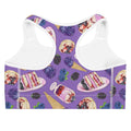 Supportive and stylish, the Berry Sports bra features a vibrant berry pattern perfect for your workouts.