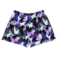 Stylish Butterfly Athletic Short Shorts featuring a vibrant butterfly print, perfect for workouts and casual wear.