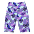 High-waisted Butterfly Biker Shorts with vibrant butterfly print, perfect for comfort and style with any top.