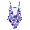 Colorful Butterfly One-Piece Swimsuit featuring unique butterfly patterns, perfect for flattering all figures.