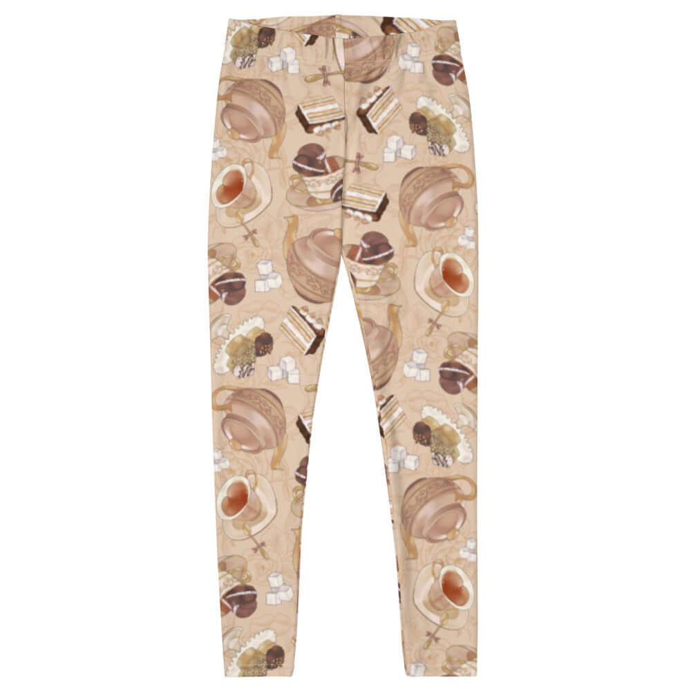 Stylish Café Leggings feature a cozy design perfect for workouts or casual wear, blending seamlessly with any outfit.